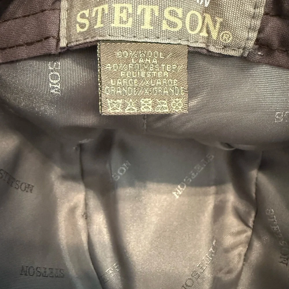 Stetson Gray Wool Blend Fedora
